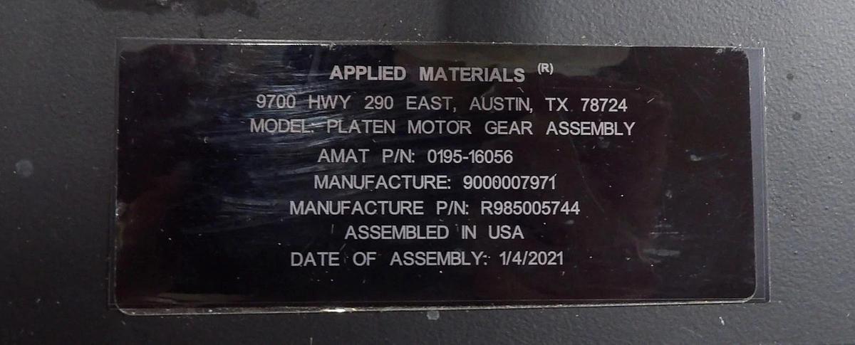 Refurbished Rexroth R985005744 Platen Motor Gear Assembly VRS-140C-10-K3-38LA38 Refurbished