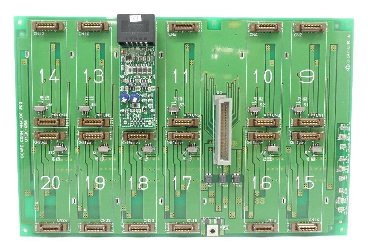 Used TEL Tokyo Electron OYDK-058 Analog Connector #03 PCB Reseller Lot of 3 Working