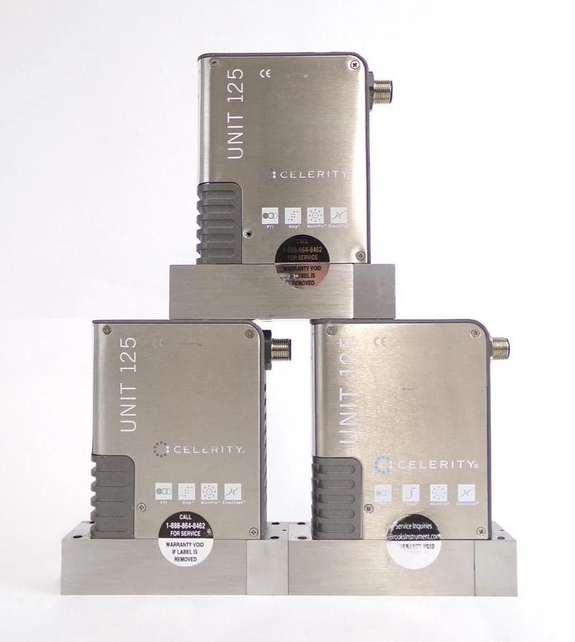 Used Celerity IFC-125C Mass Flow Controller MFC UNIT 125 Reseller Lot of 8 Working