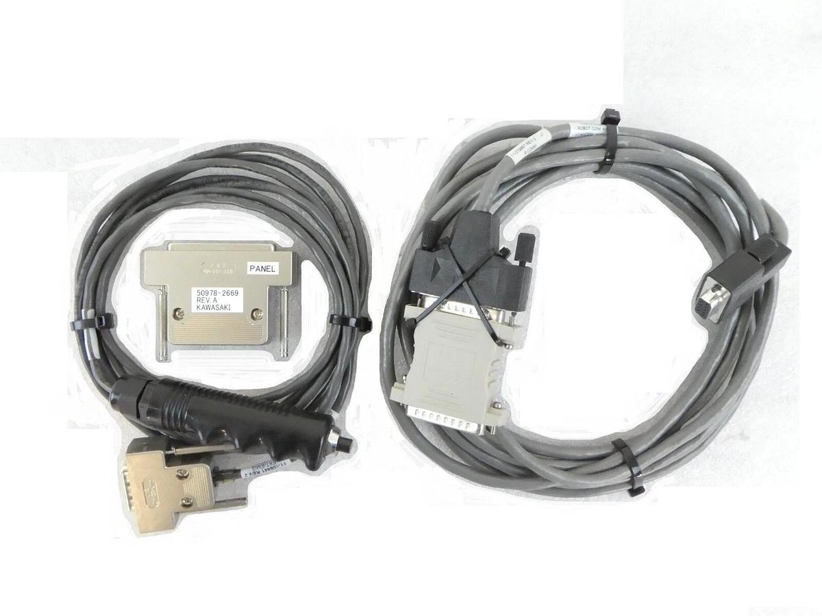 Used Therma-Wave Kawasaki Robot Kill Interlock Cable Set 11-019867 50978-2669 Working