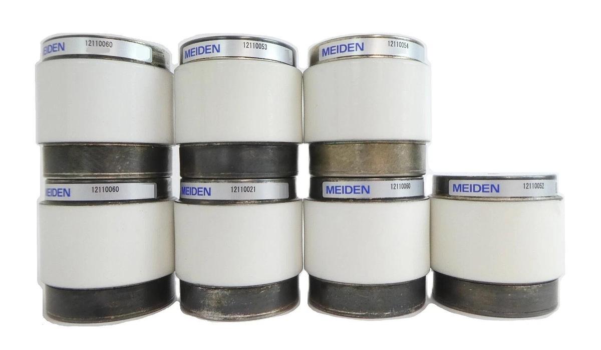 Used Meiden 12110060 12110052 Vacuum Variable Capacitor VP Series Lot of 7 Working