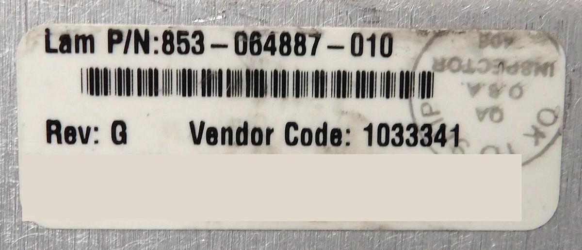 Used Lam Research 853-064887-010 RF Source Match Unit Working Surplus