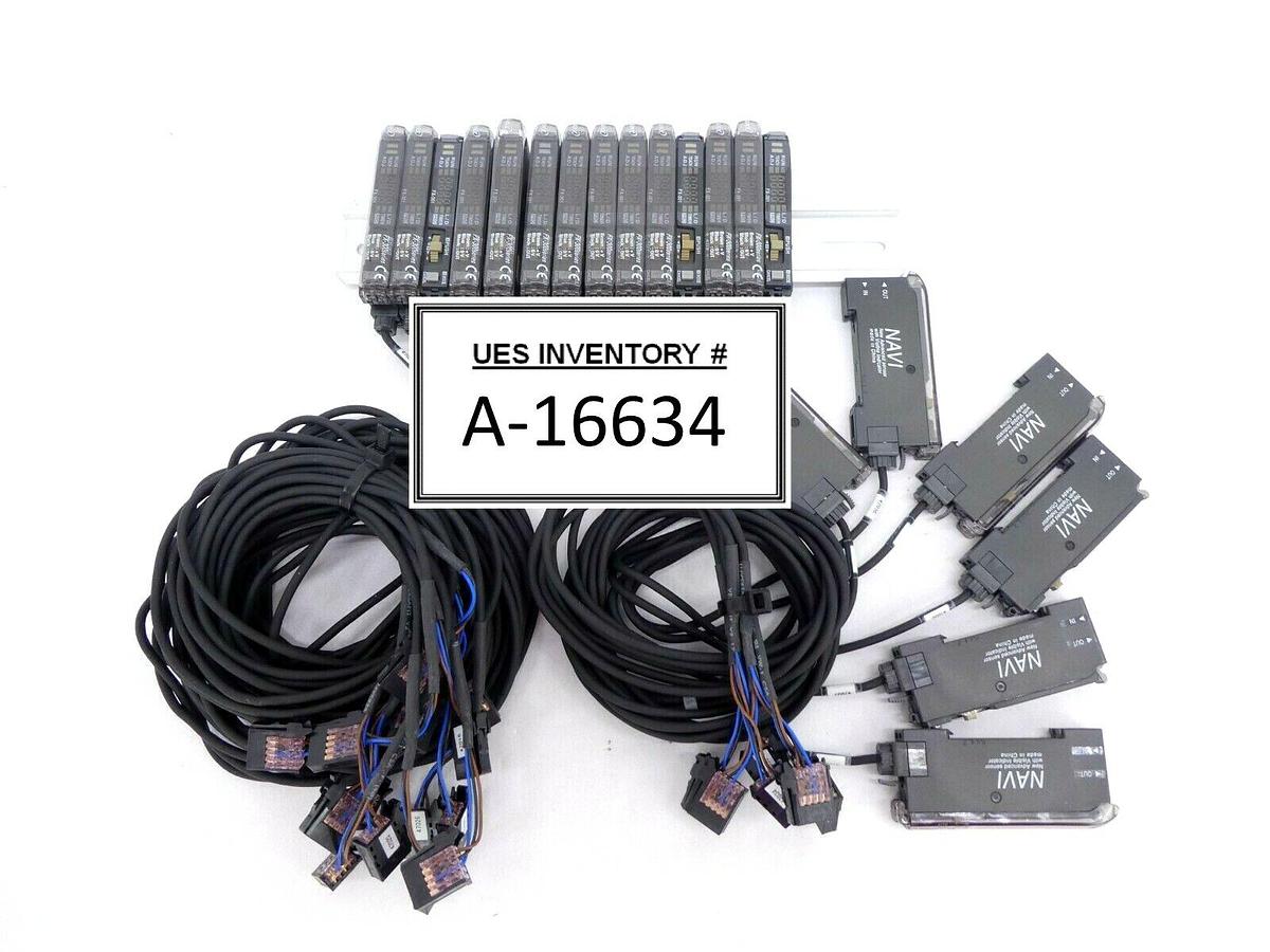 Used Sunx FX-301 Photoelectric Sensor NAVI FX-300 Reseller Lot of 20 TEL Lithius