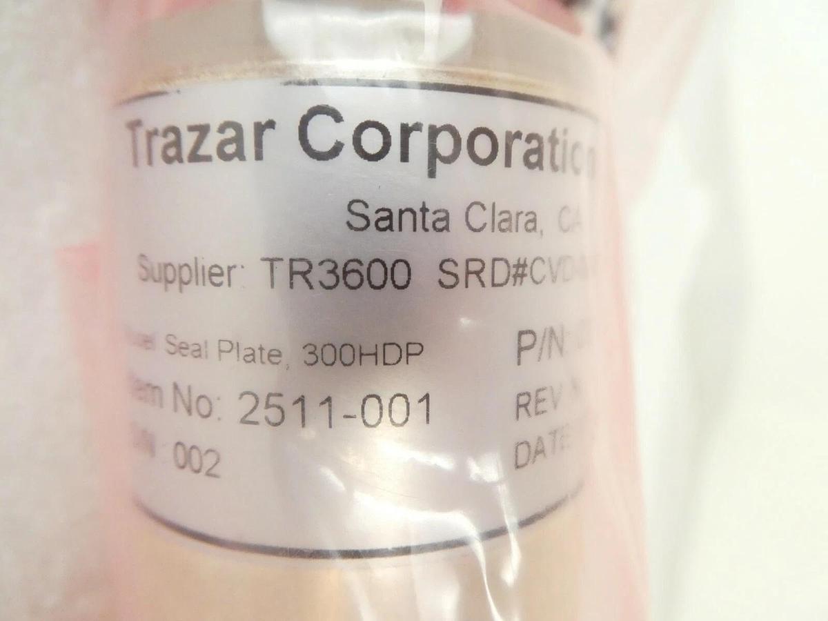 Used Trazar 2511-001 Seal Plate 300mm HDP Rev. H Novellus 02-122732-00 Working Spare