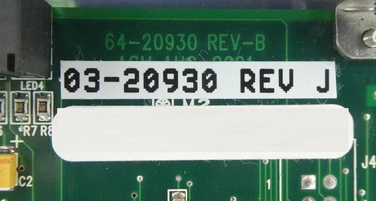 Used ASM Advanced Semiconductor Materials 03-20930 PCB Card Rev. J 02-16582 Working