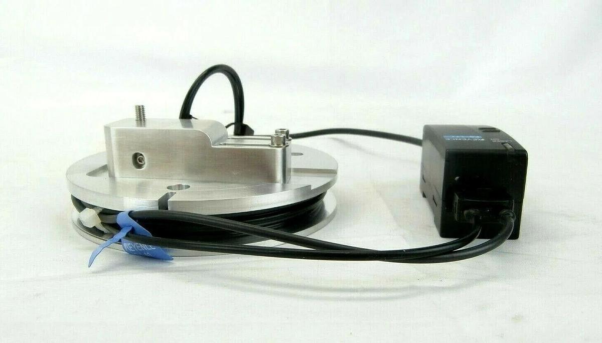 Used Keyence FS-L71 Photoelectric Sensor Amplifier Assembly Plasma-Therm Working