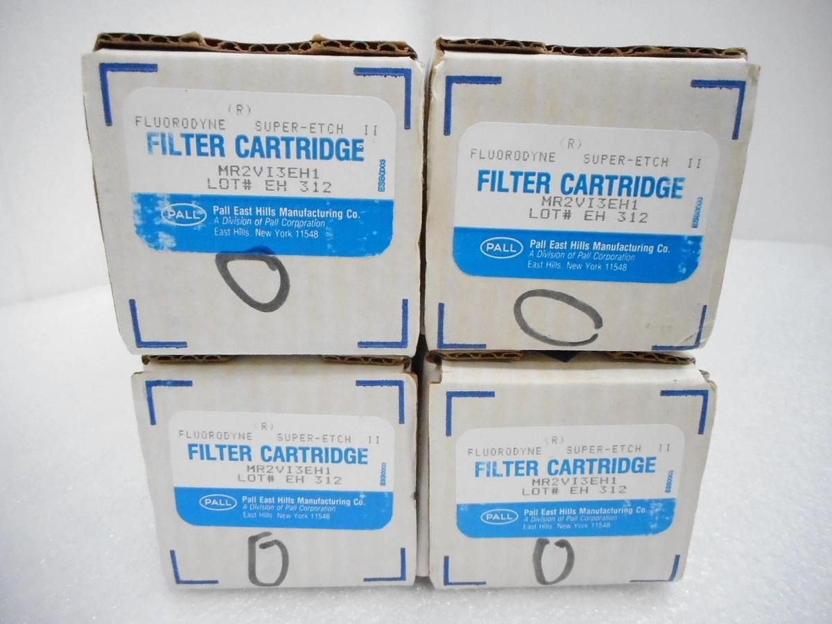 Pall HR2VI3EH1 Filter Fluordyne Super-Etch II Reseller Lot of 4 New Surplus