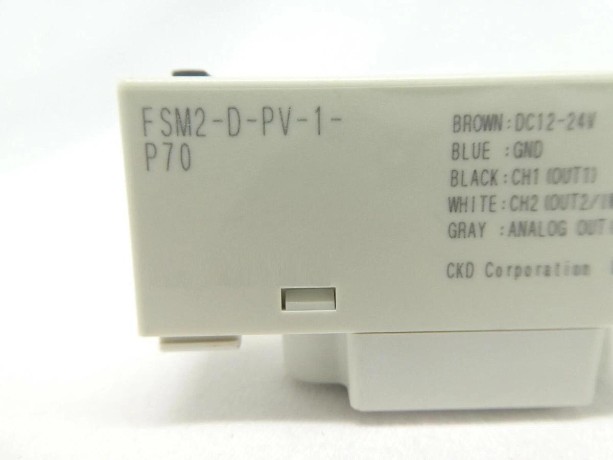 Used CKD FSM2-D-PV-1-P70 Digital Flow Sensor RAPIDFLOW Lot of 5 Working Surplus