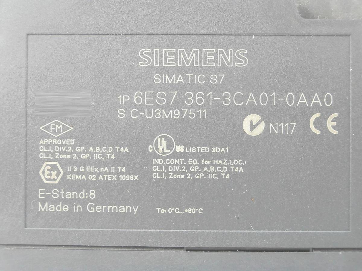 Siemens 6ES7 361-3CA01-0AA0 IM-R IM361 Power Supply Module SIMATIC S7 New Spare
