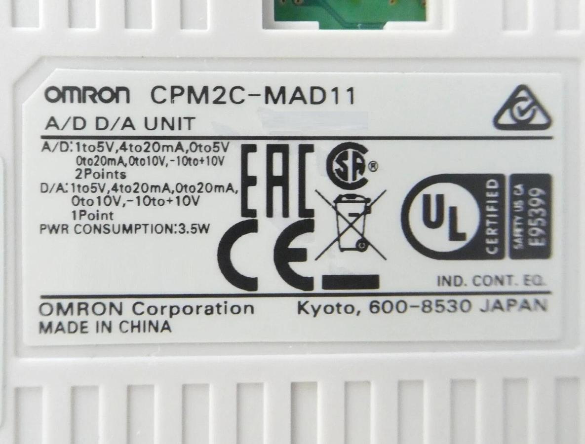 Omron CPM2C-MAD11 Programmable Controller PLC MAD11 AMAT Lot of 9 New Spare