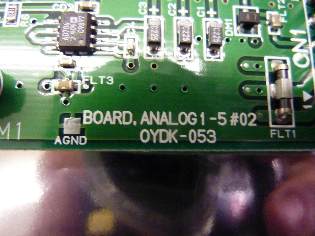 Used TEL Tokyo Electron OYDK-053 ANALOG 1-5 #02 PCB Board Lithius Clean Track Working