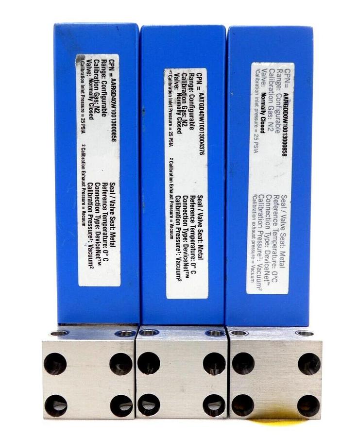 Used Celerity Mykrolis IN3XP Mass Flow Controller MFC AASGD40W1 AARGD40W1 Lot of 7