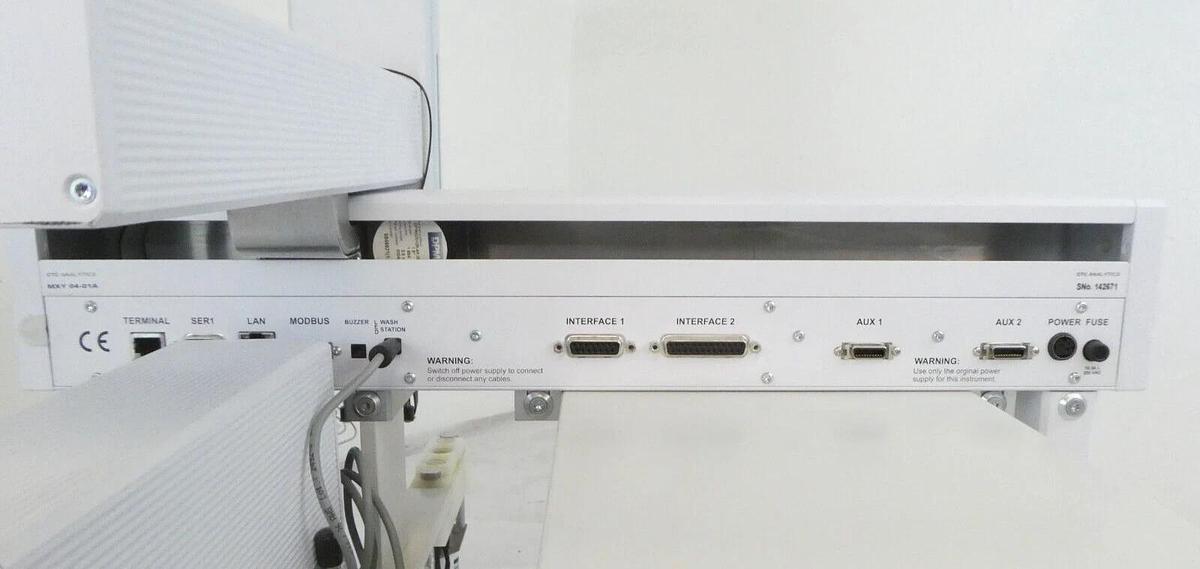 Used CTC Analytics HTC PAL Autosampler System MZ 01-00E MXY 04-01A MN 03-00 Untested