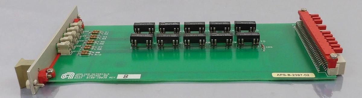 Used AMAT Applied Materials 0100-20038 Relay Control PCB Card Reseller Lot of 2