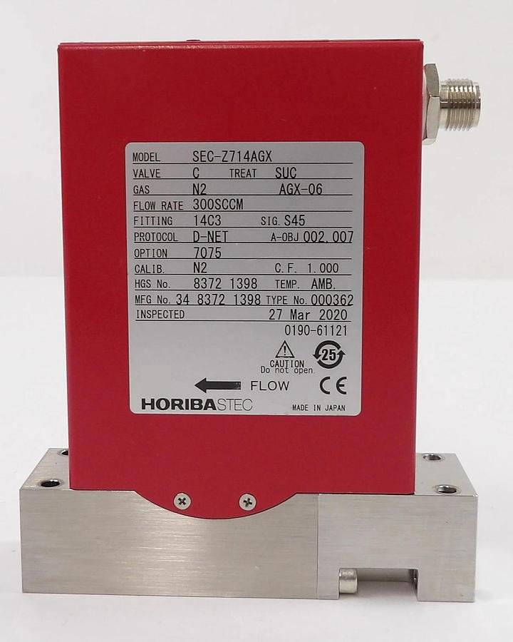 Used Horiba STEC Z700 Mass Flow Controller MFC SEC-Z724 SEC-Z714 Lot of 6 Working