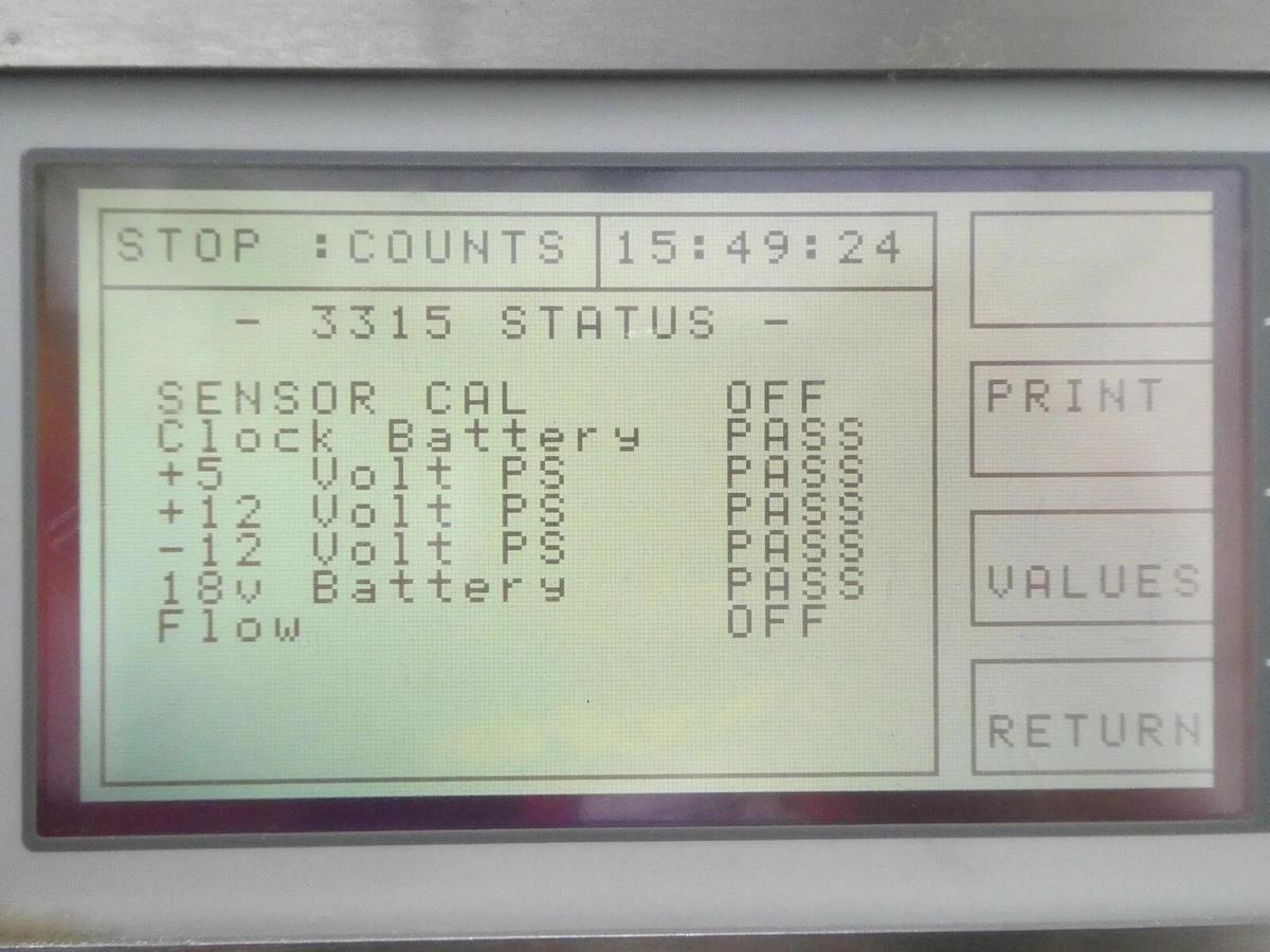 Used Met One 2083993-04 Particle Counter 3315-.5-1-SS Pacific Scientific Working