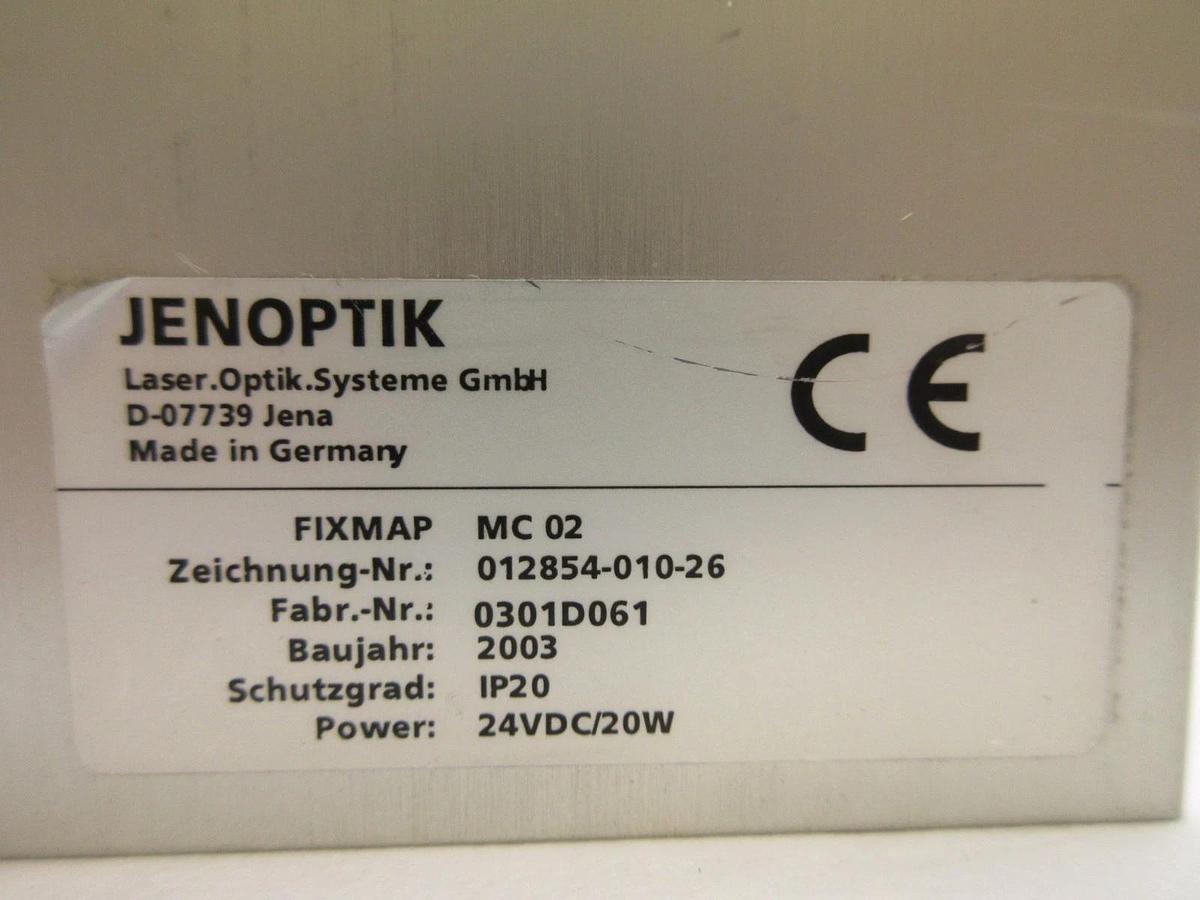 Used Jenoptik 12854-010-26 Mapper Interface Module FIXMAP MC02 Used Working