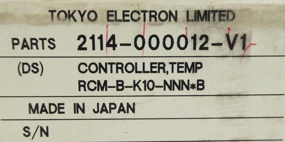 RKC Instrument RCM-B-K10-NNN*B Temperature Controller TEL 2114-000012-V1 New