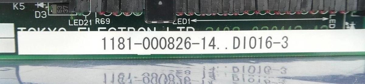 Used TEL Tokyo Electron 1181-000826-14 PCB DIO16-3 1188-000008-11 Lithius Working