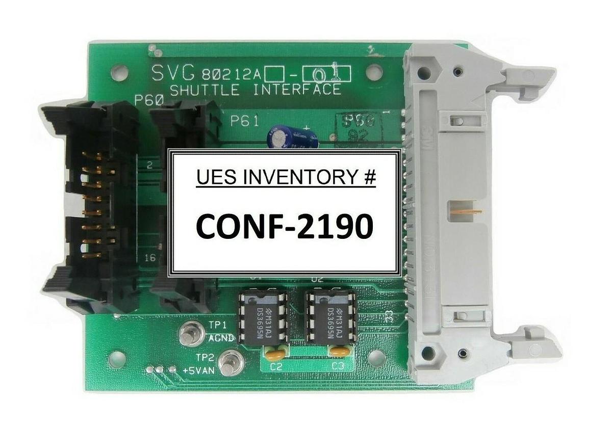 Used SVG Silicon Valley Group 80212A-01 Shuttle Interface PCB 99-80212-01 Working