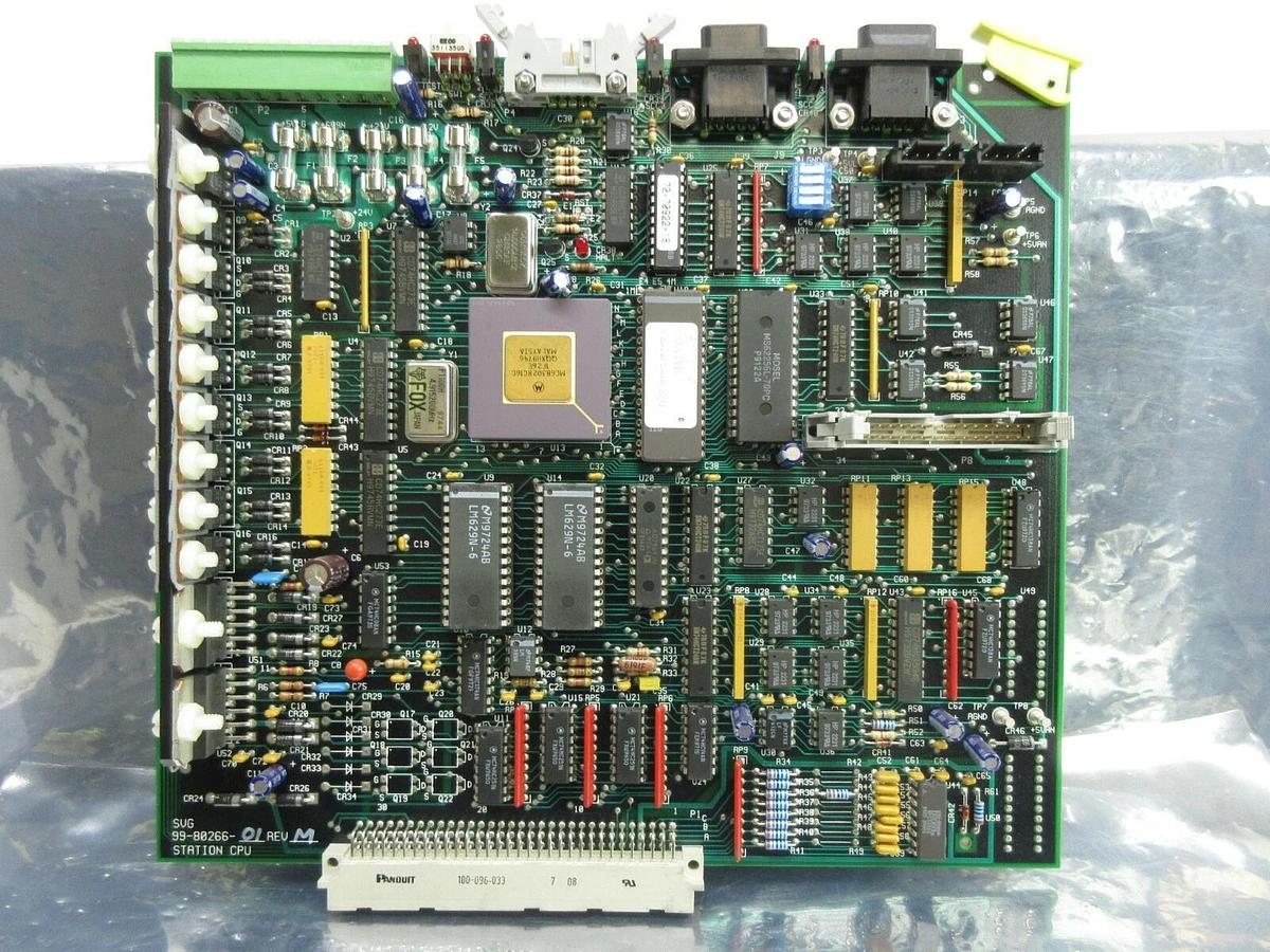 Used SVG Silicon Valley Group 99-80266-01 Coater Station CPU PCB Card Rev. M 90S Used
