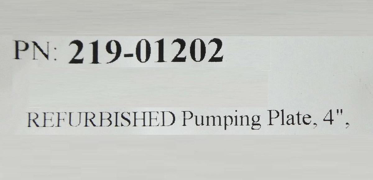 Refurbished AMAT Applied Materials 0020-10764 Pumping Plate OEM Group 219-01202R Refurbished