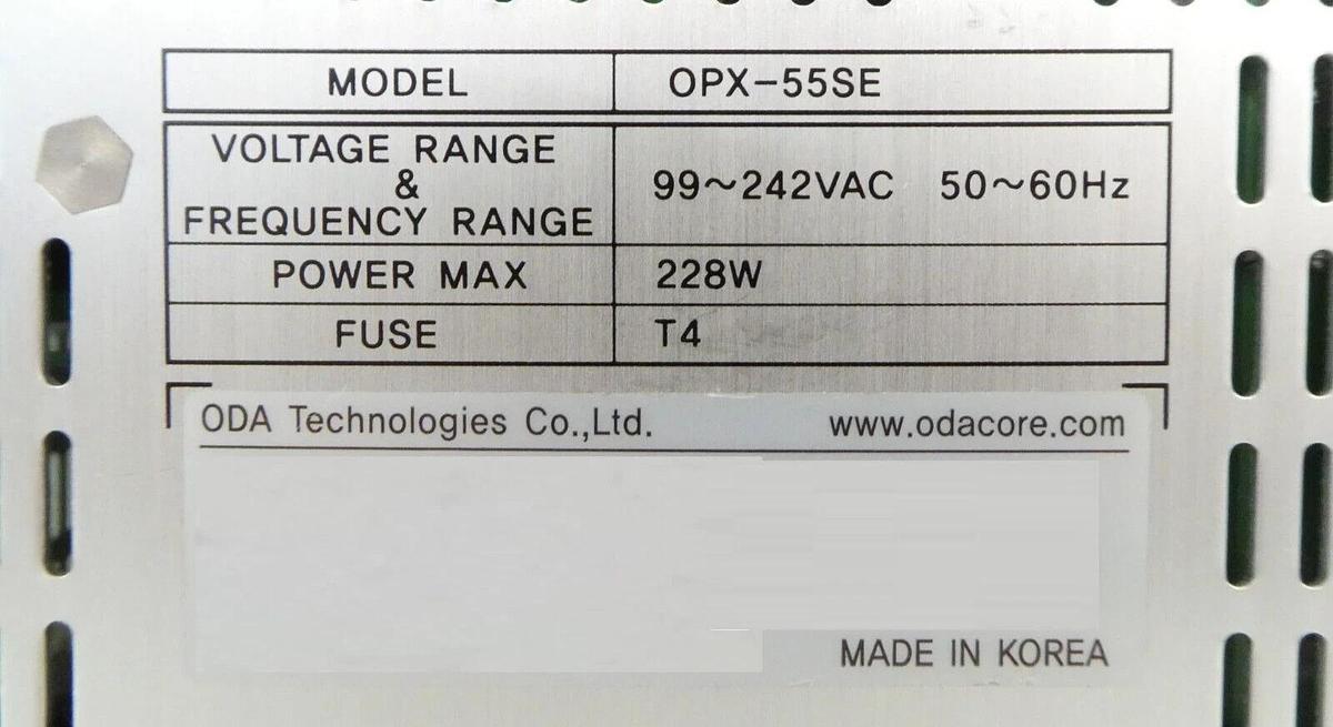 Used ODA Technologies OPX-55SE Programmable DC Power Supply Working Surplus