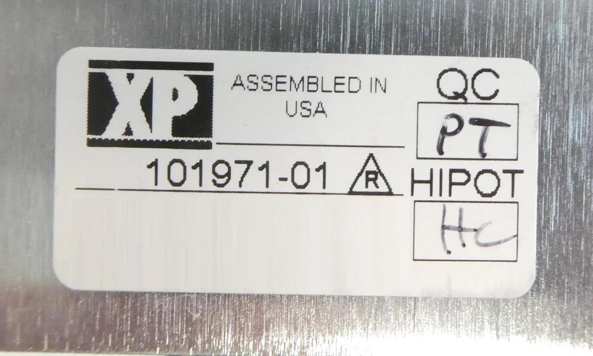 Used XP Power 101971-01 Power Supply Control Module Assembly Working Surplus