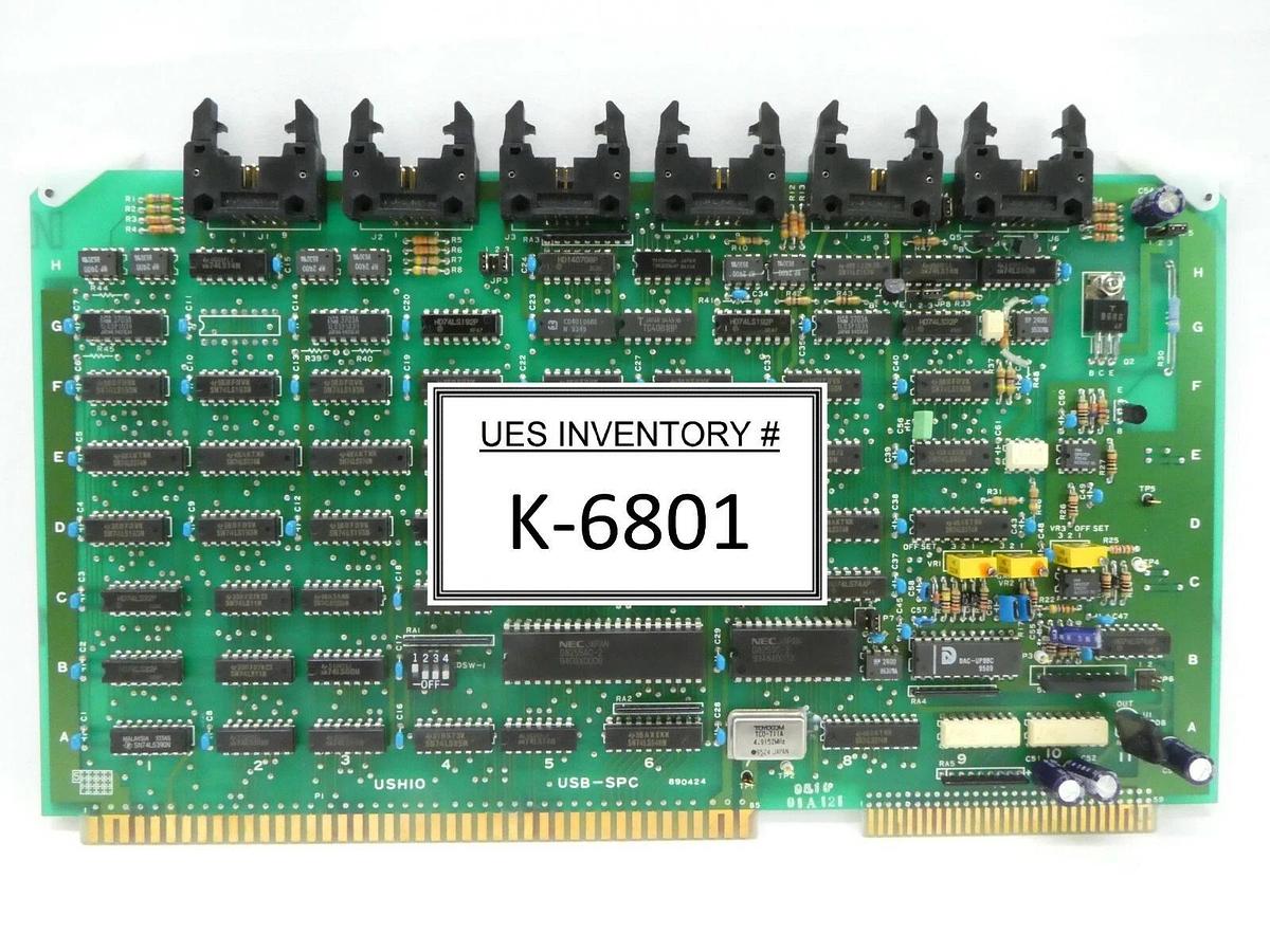 Used Ushio 890424 USB-SPC PCB Card A107 9510 SVG 90S DUV Lithography System Working