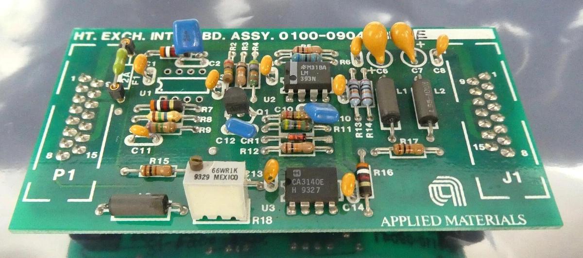 Used AMAT Applied Materials 0100-09041 Heat Exchanger Interface PCB Board Working