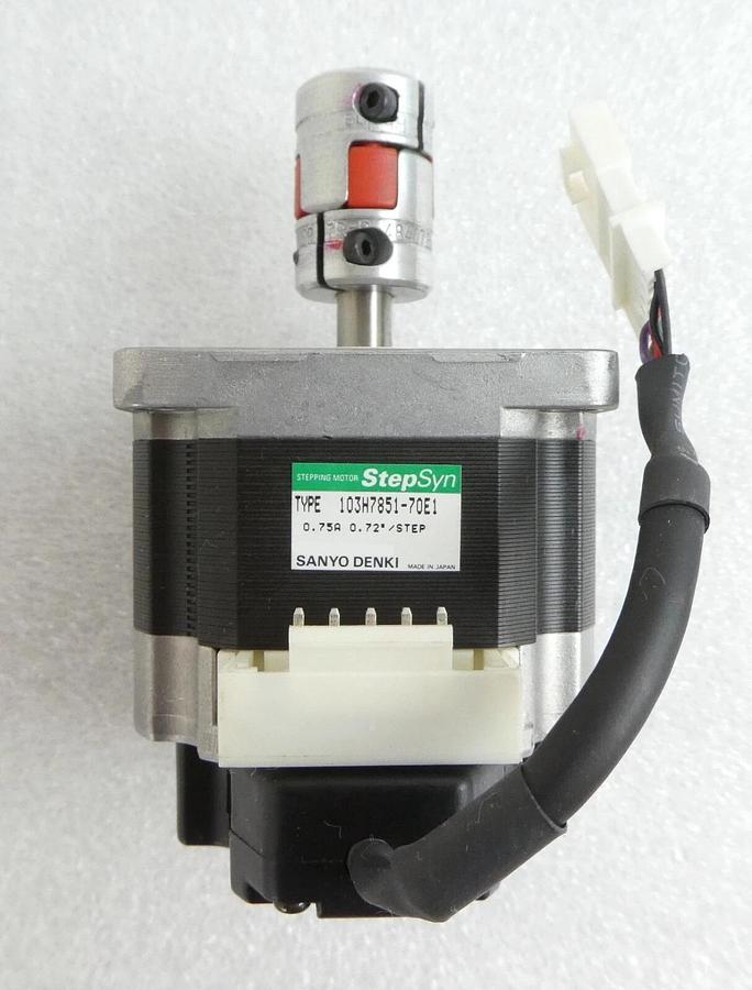 Used Sanyo Denki 103H7851-70E1 5-Phase Stepping Motor StepSyn Reseller Lot of 6