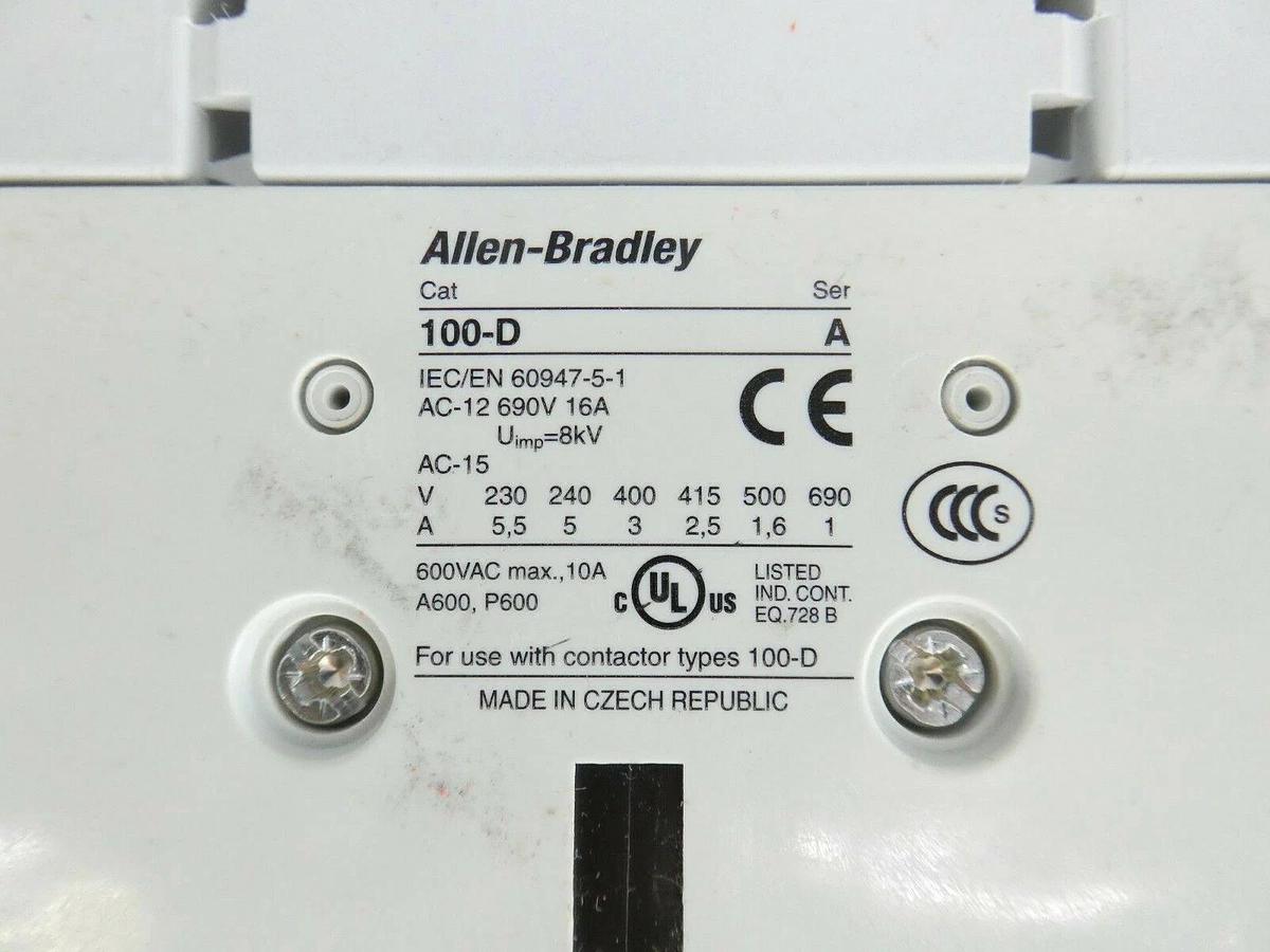 Used AB Allen-Bradley 100-D210EA11 Contactor 100-D210 210 EI 100-D AMAT Working Spare