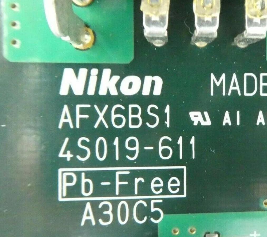 Used Nikon 4S019-611 PCB Card AFX6BS1 NSR FX-601F Lithography System Working Surplus