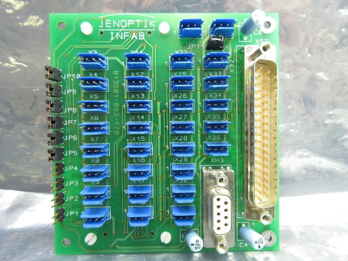 Used Jenoptik 013501-083-17B Interface Board PCB INFAB Brooks Automation Used