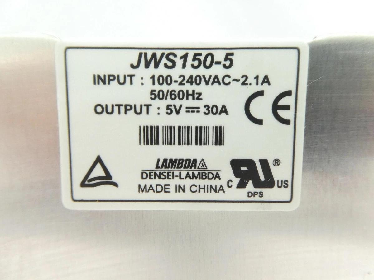 Used Densei-Lambda JWS150-5 Power Supply Reseller Lot of 2 Working Surplus