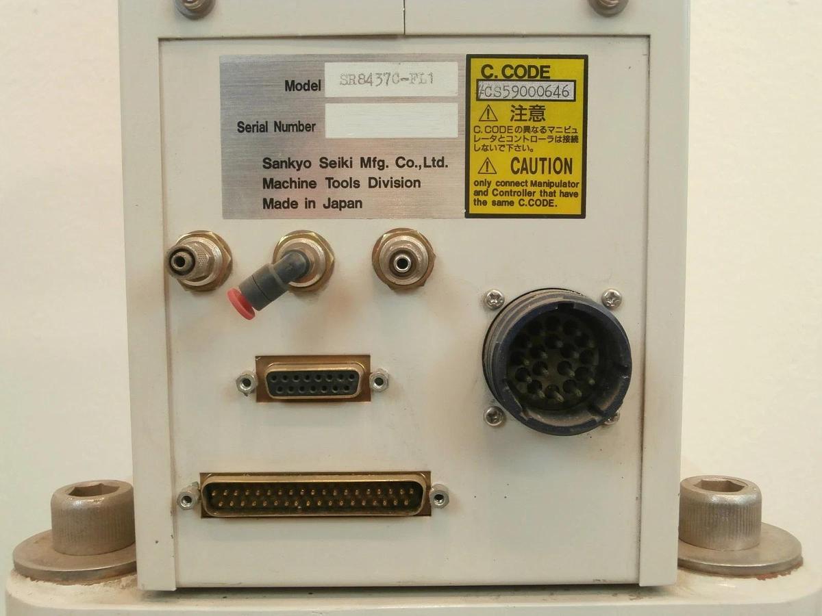 Used Sankyo Seiki SR8437C-FL1 Scara Robot 4-Axis C.CODE CS59000646 Untested As-Is