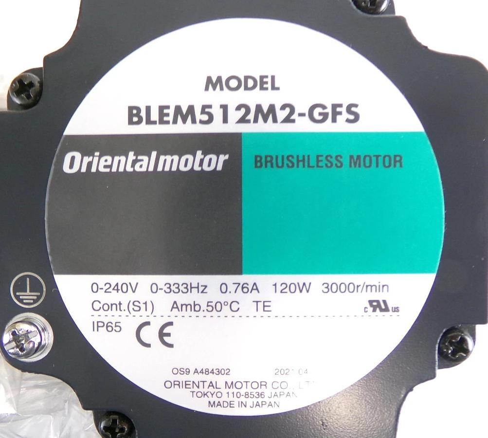 Oriental Motor BLE512CM200F Motor and Driver Set BLEM512M2-GFS BLED12CM New