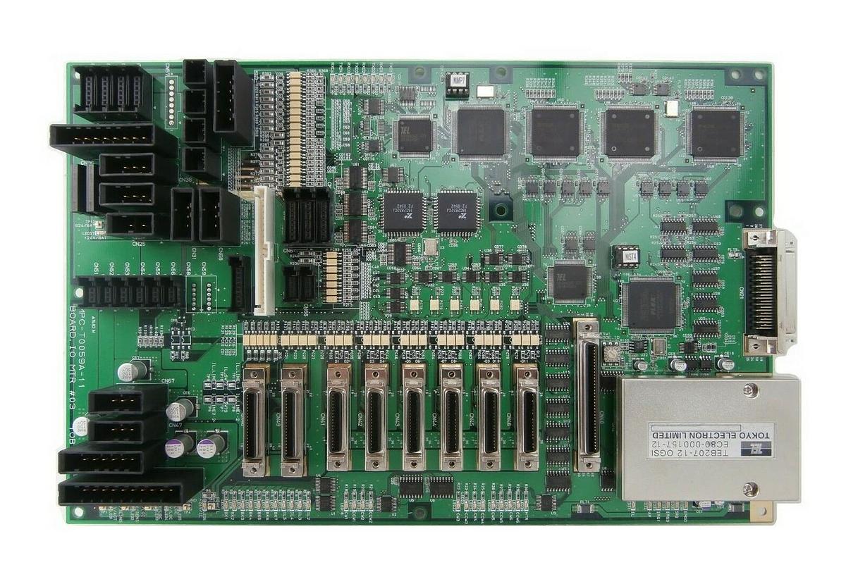 Used TEL Tokyo Electron MPC-T0059A-11 Interface Board PCB IO MTR #03 TOB1059 Working