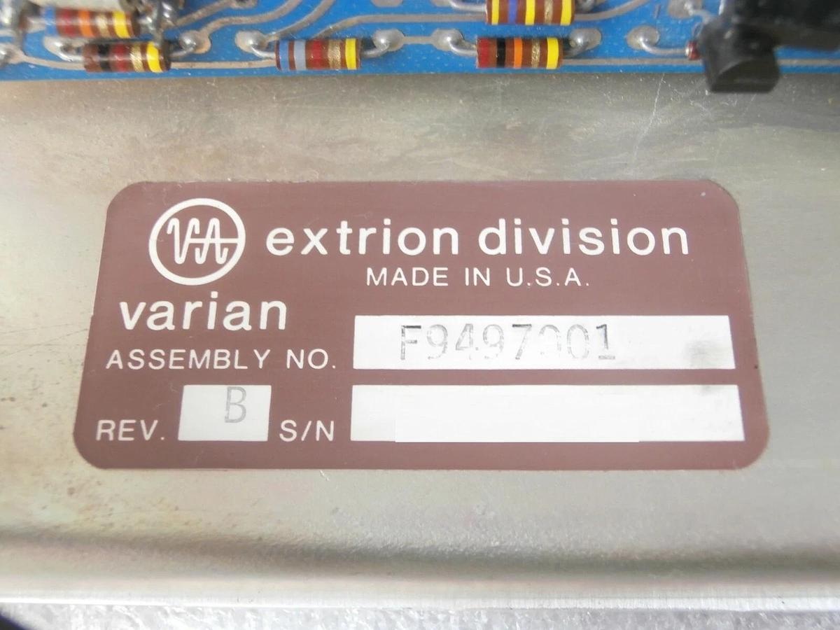 Refurbished Westamp A6112-3B-V01 Servo Amplifier Varian VSEA F9497001 F9497-1 Refurbished