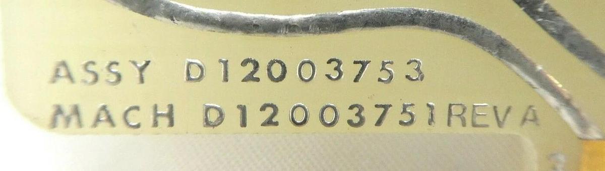 Used Varian Semiconductor VSEA D12003753 Scan Monitor PCB D3753 Rev. H Working Spare