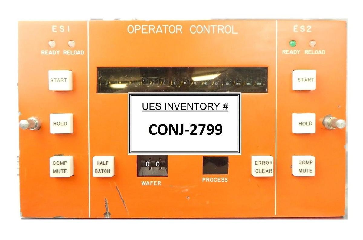Used Varian Semiconductor VSEA DH0325-1 Operator Control Panel PCB D-H0337001 Working