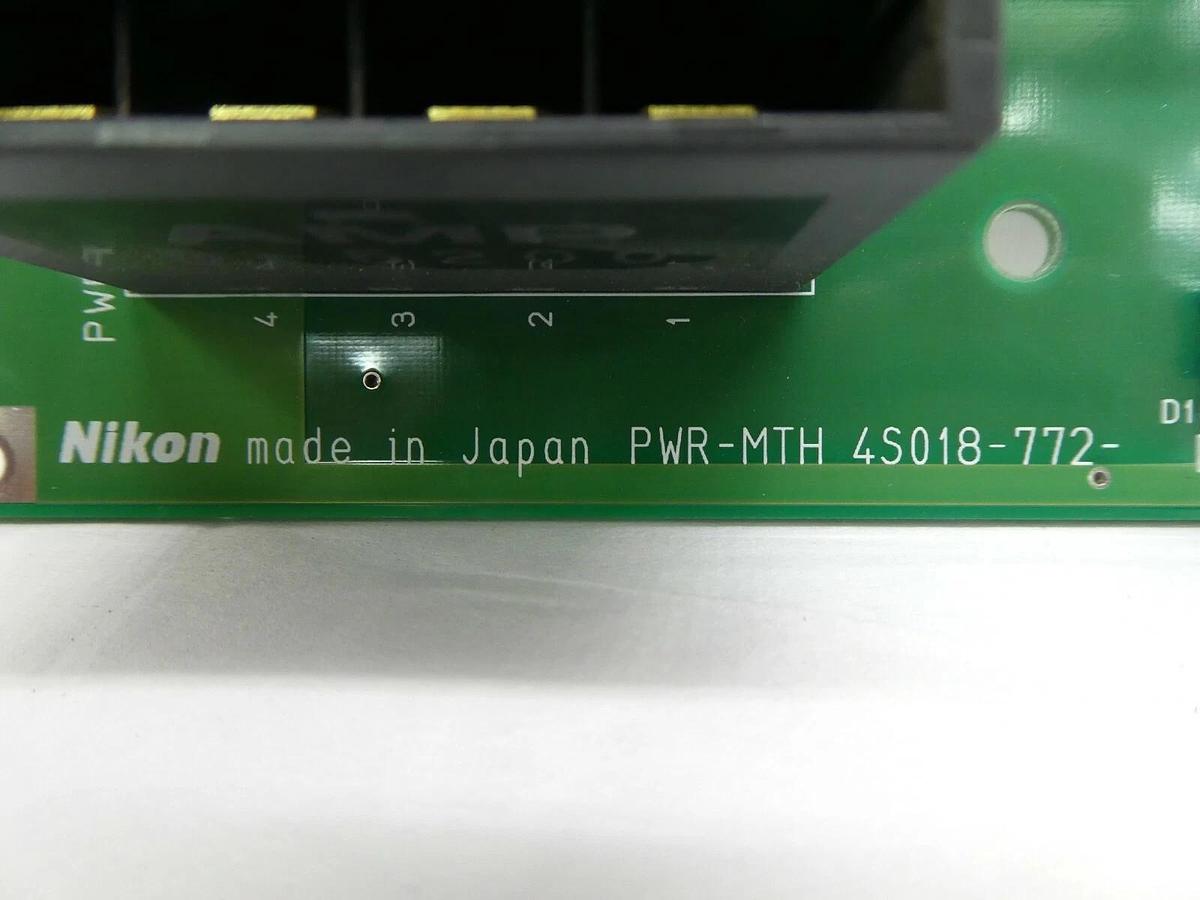Used Nikon 4S018-772 Backplane Interface Board PCB PWR-MTH NSR-S205C Working