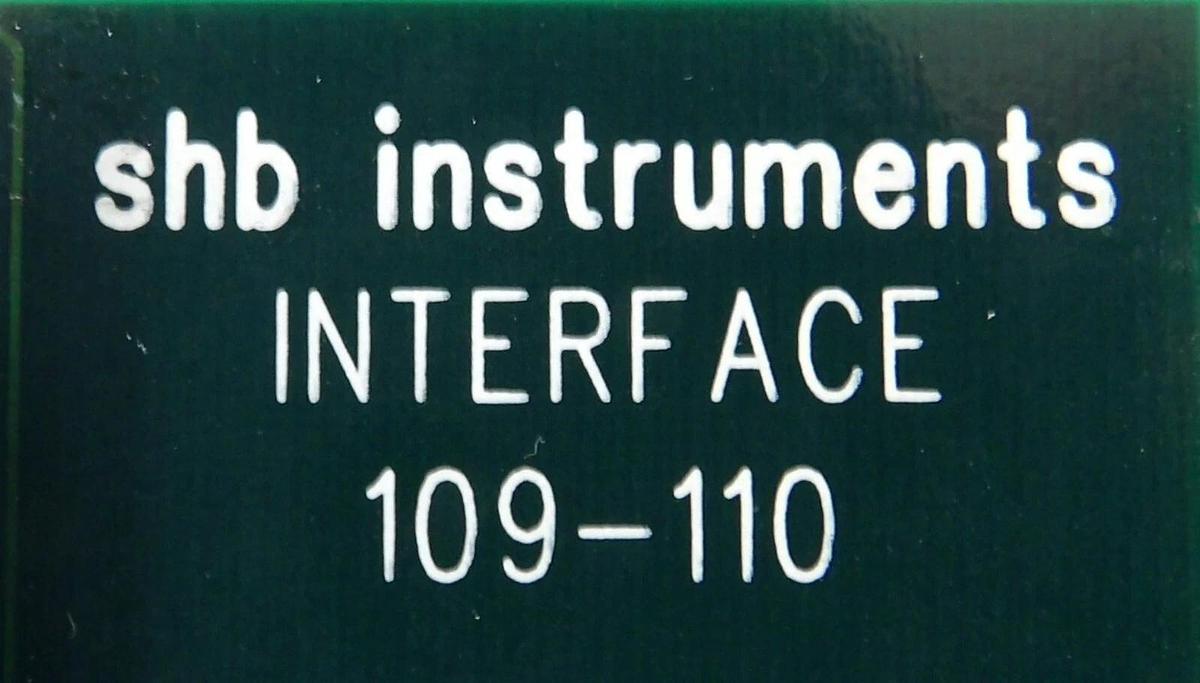 Used SHB Instruments 109-110 Magnetic Measurement Interface PCB Working Surplus