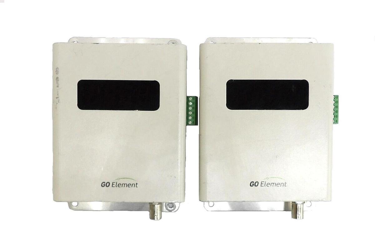 Used GO Element GO-BT102 Continuous Level Sensor Controller Lot of 2 Working Surplus