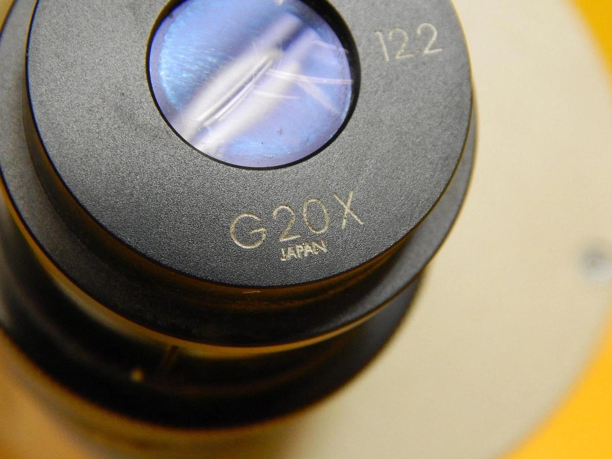 Used Olympus SZ Stereoscopic Zoom Microscope Head 0.7-4X G20X Support Block Used