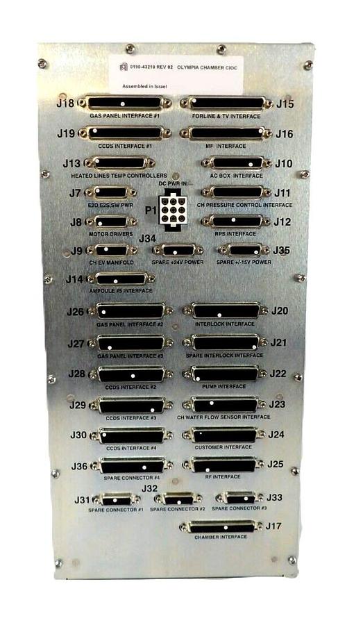 Used AMAT Applied Materials 0190-43210 Olympia Chamber CIOC Module Working Surplus