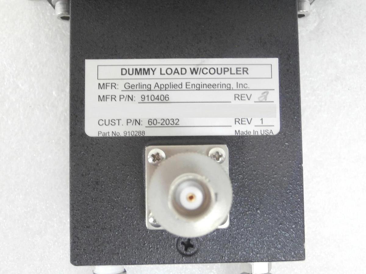 Used GAE Gerling Applied Engineering 910406 Dummy Load 60-2032 with Magnet Working