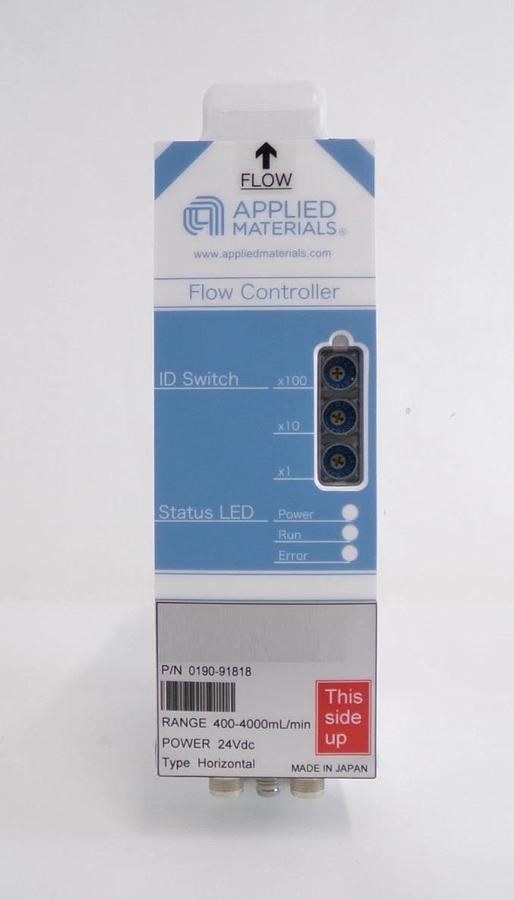 Used AMAT Applied Materials 0190-91818 Flow Controller 400-4000mL Lot of 2 Working