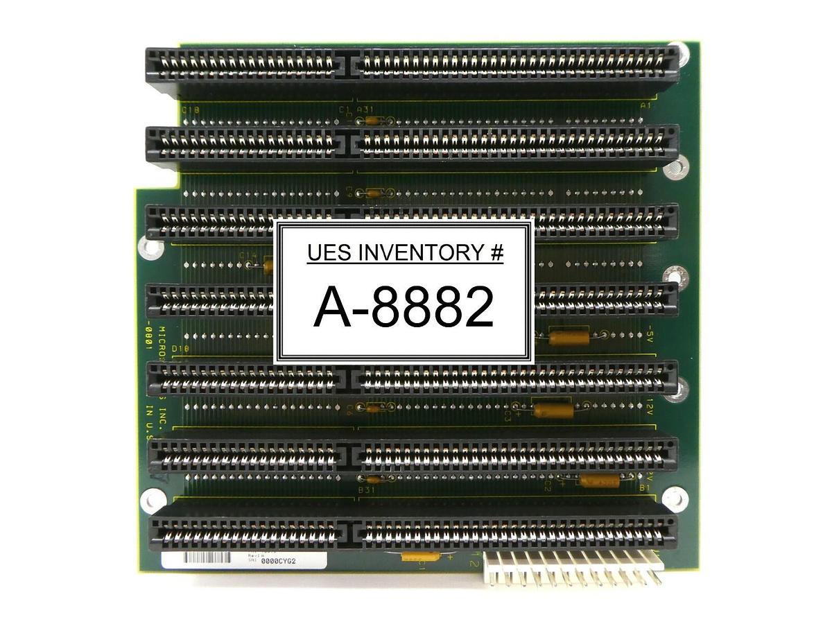 Used Texas Microsystems 10813 PCA Backplane PCB BM7-AT 7AT Slots SVG 90S DUV Spare