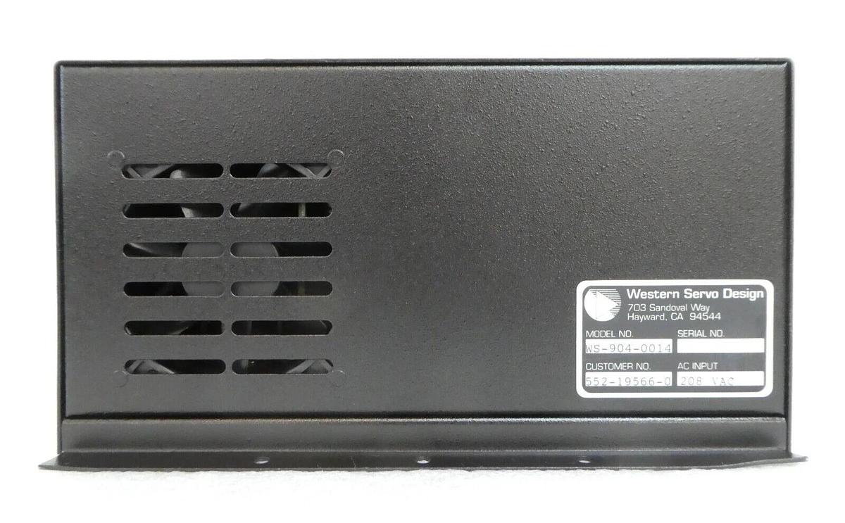 Western Servo Design WS-904-0014 Robot Controller Mattson 552-19566-00 New
